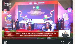 KPU Gelar Debat Kedua Paslon Wali Kota dan Wakil Wali Kota Padangsidimpuan
