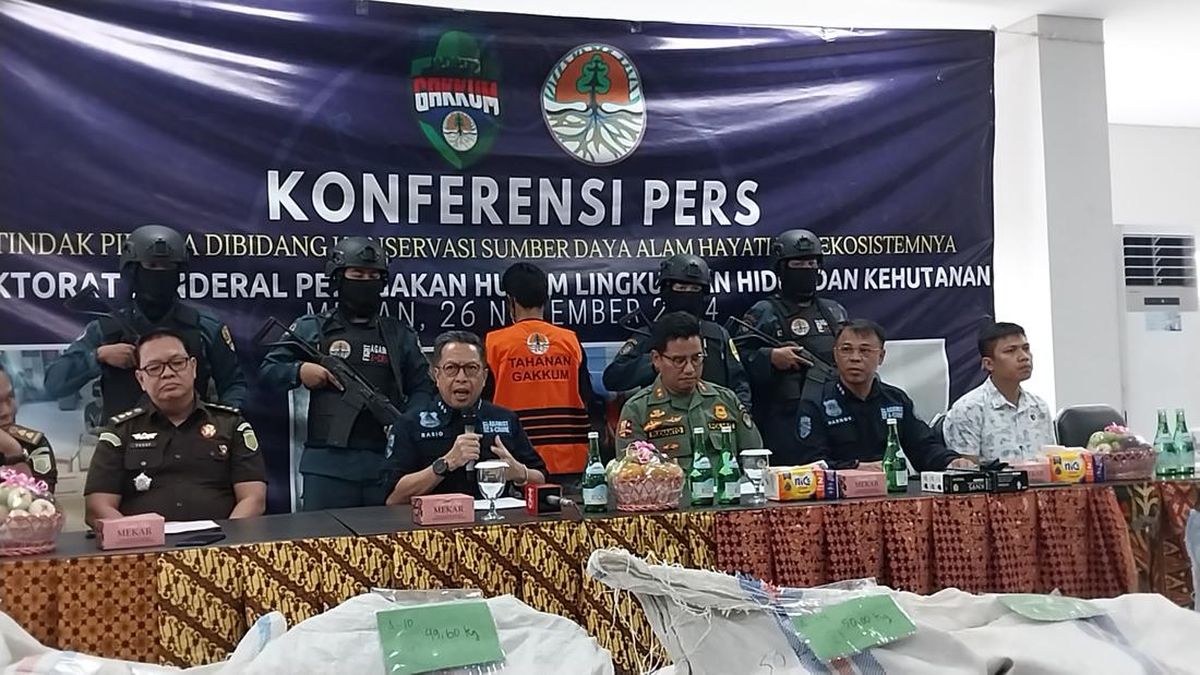 Sindikat Perdagangan Sisik Trenggiling 1,1 Ton Terbesar Dibongkar