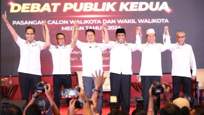 Tiga Pasangan Calon Wali Kota Medan Bahas Strategi Atasi Kemiskinan di Medan Utara dalam Debat Kedua Pilkada Medan