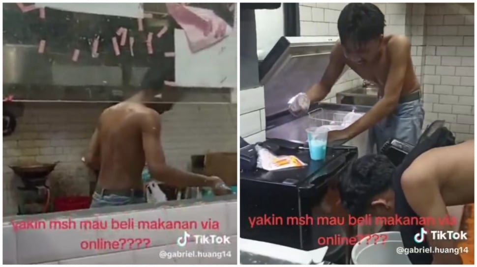 Video Viral Karyawan Ayam Jatinangor House Masak Tanpa Baju, Restoran Minta Maaf