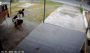 Wanita di Medan Gagalkan Pencurian Sepeda Motor, Aksi Heroiknya Terekam CCTV dan Viral