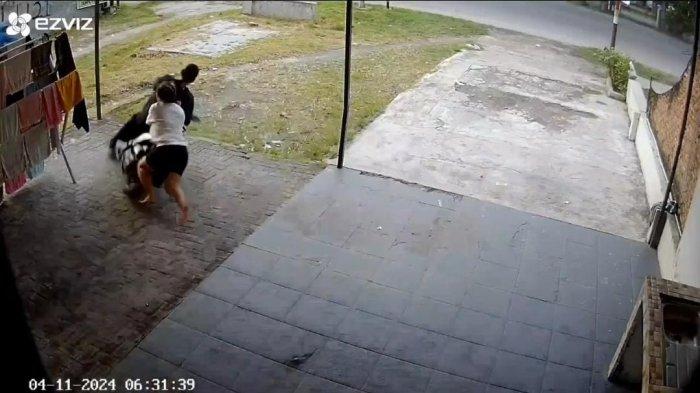 Wanita di Medan Gagalkan Pencurian Sepeda Motor, Aksi Heroiknya Terekam CCTV dan Viral