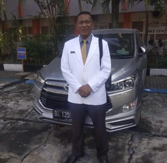 Arifin Hutasoit, terlapor dugaan penipuan bisa masukan anak pelaporan menjadi Anggota Polri.(Dokumentasi pelapor).