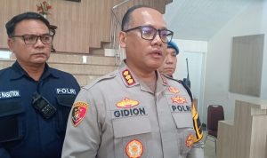 Kapolrestabes Medan Kombes Gidion memberikan keterangan kepada sejumlah awak media.(Istimewa).