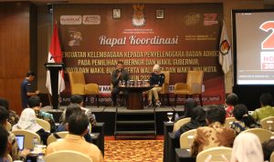 KPU Sumut gelar rakor badan adhoc sukseskan pilkada 2024.(Istimewa)