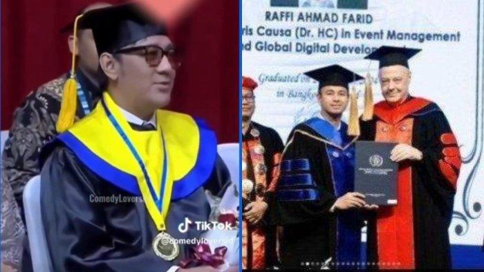 Parodi Gelar Honoris Causa Raffi Ahmad, Andre Taulany Jadi Sorotan