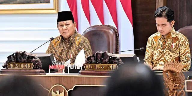 Presiden Prabowo Subianto dan Wakil Presiden Gibran Rakabuming Raka, BP/MRDK.