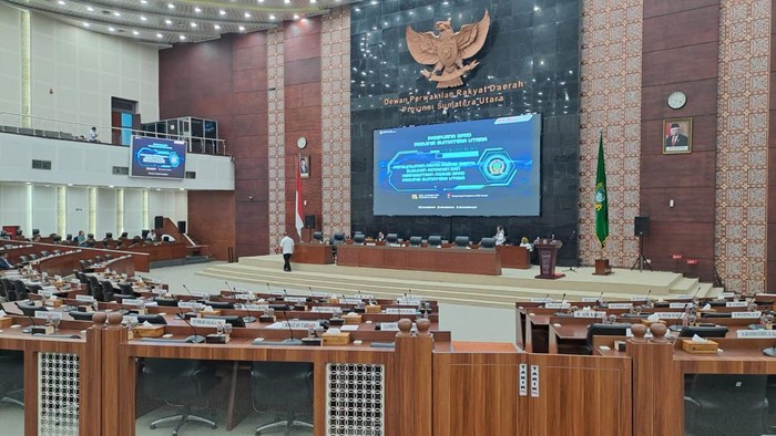 usunan pimpinan DPRD Sumatera Utara periode 2024-2029