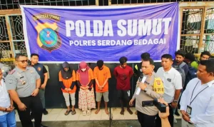Polisi Gerebek Penampungan PMI Ilegal di Sergai, 40 Orang Diamankan