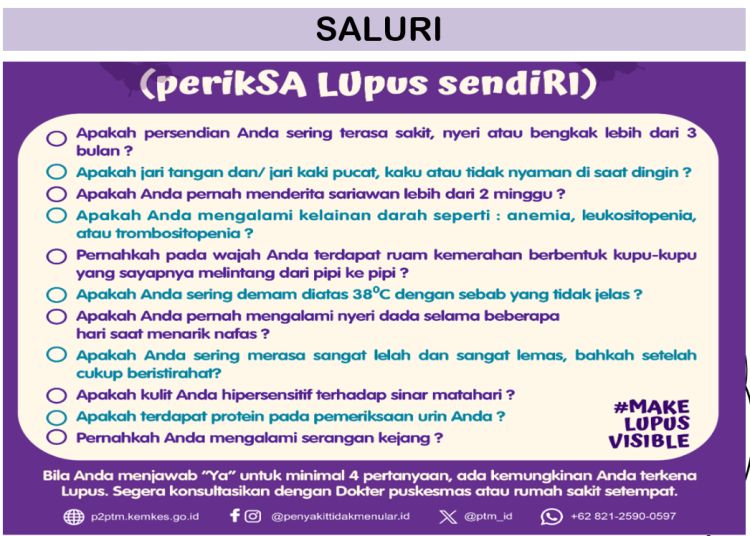 Lima Manfaat Deteksi Dini Lupus untuk Kualitas Hidup Pasien