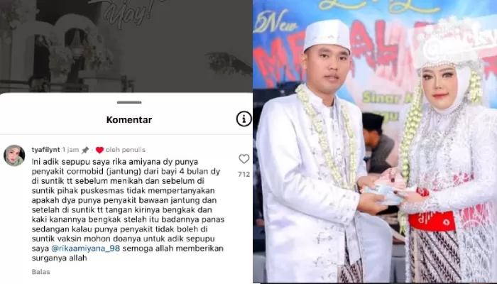 Pengantin Perempuan Meninggal Usai Ijab Kabul di Tanggamus: Penyakit Jantung atau Suntik TT?