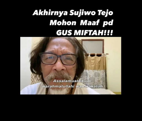 Permintaan Maaf Sujiwo Tejo kepada Gus Miftah: Antara Sindiran dan Kebenaran