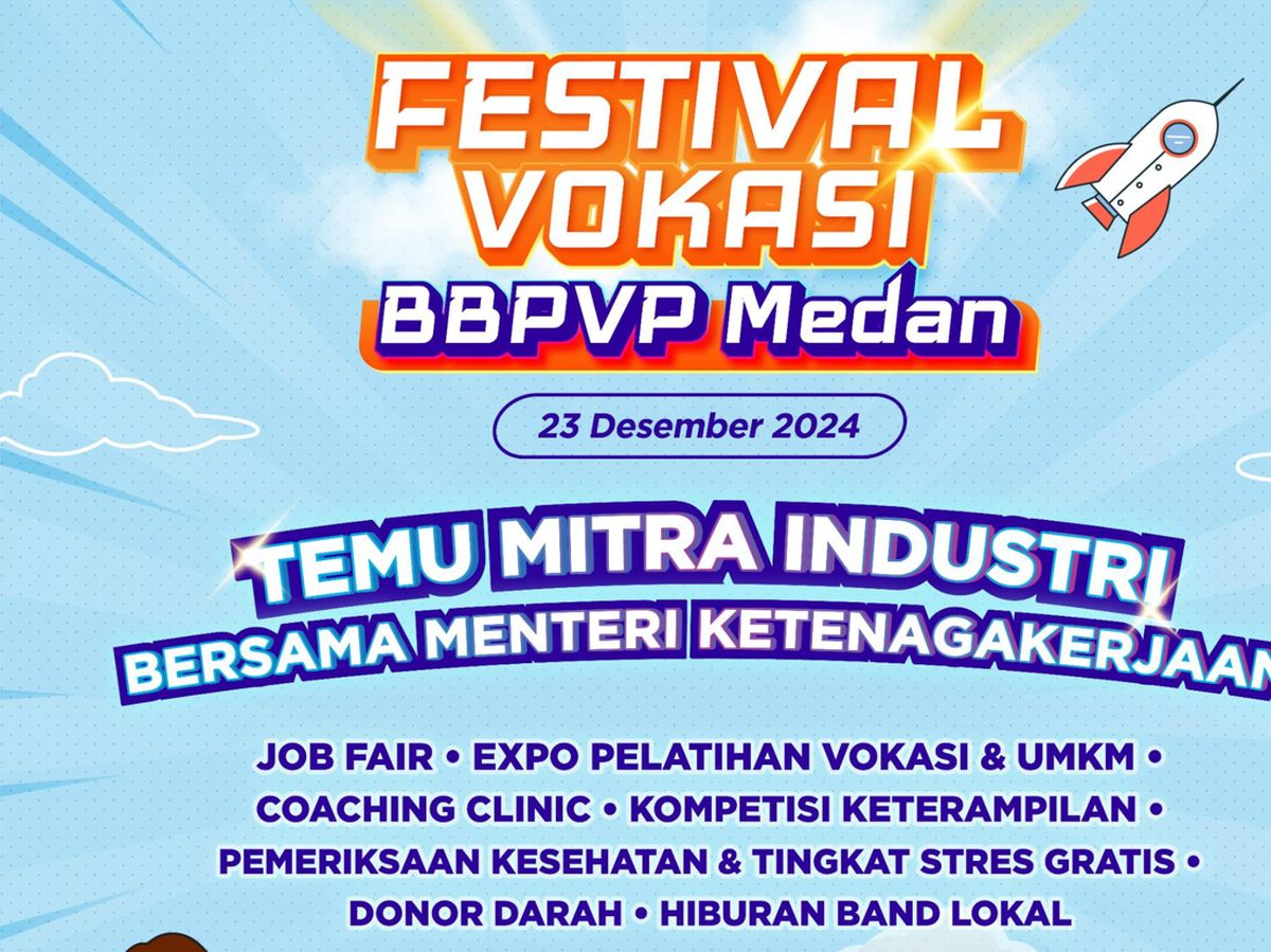 Festival Vokasi Medan Tawarkan Lowongan Pekerjaan dan Kegiatan Seru