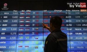 IHSG Bursa Efek Indonesia (BEI) Melemah di Awal Pekan, LQ45 Turun 0,71 Persen