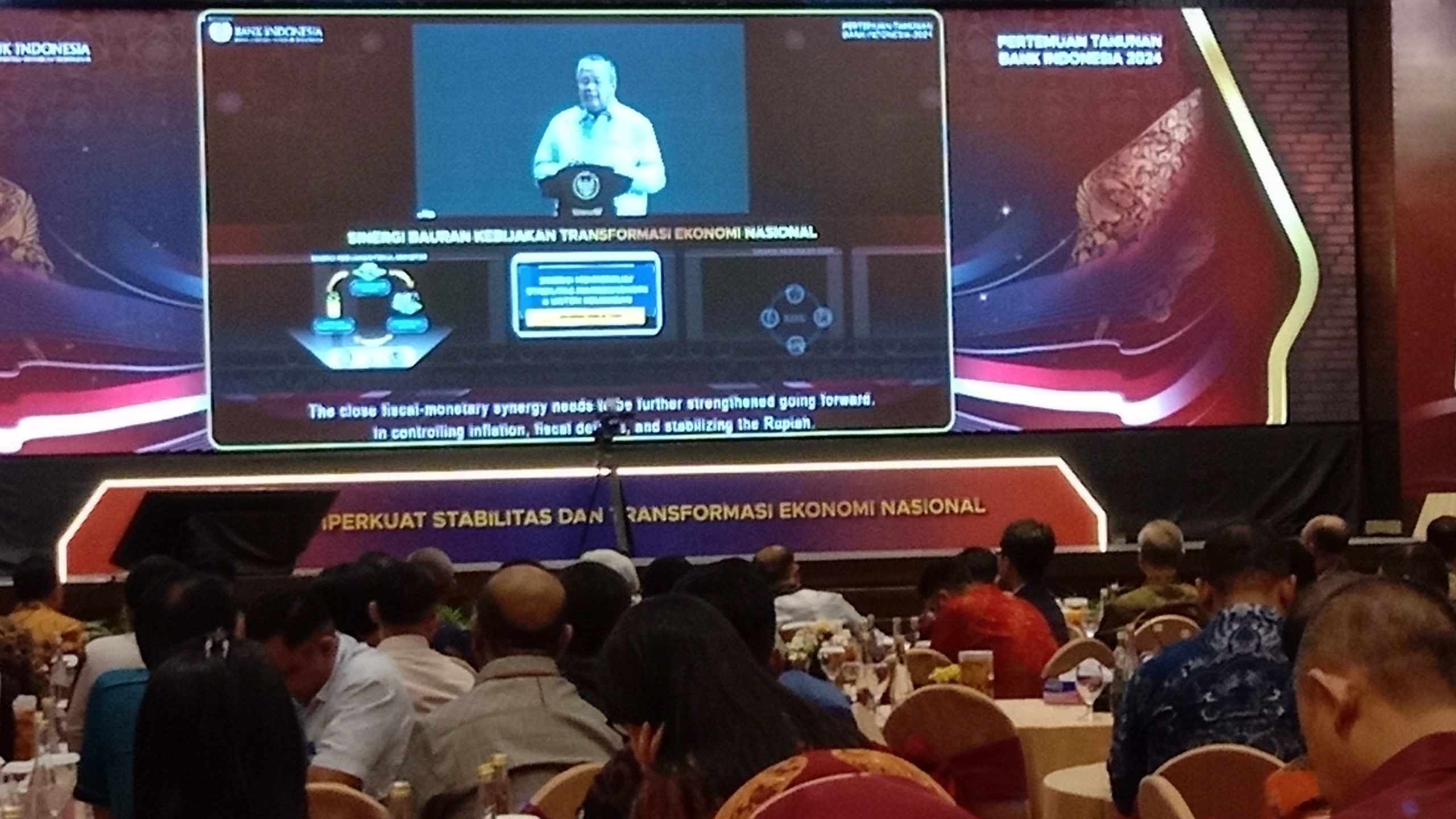 Kegiatan Pertemuan Tahunan Bank Indonesia (PTBI) tahun 2024, di Grand Mercure Hotel Jalan Sutomo, Jum'at (29/11/2024) malam.(Istimewa)
