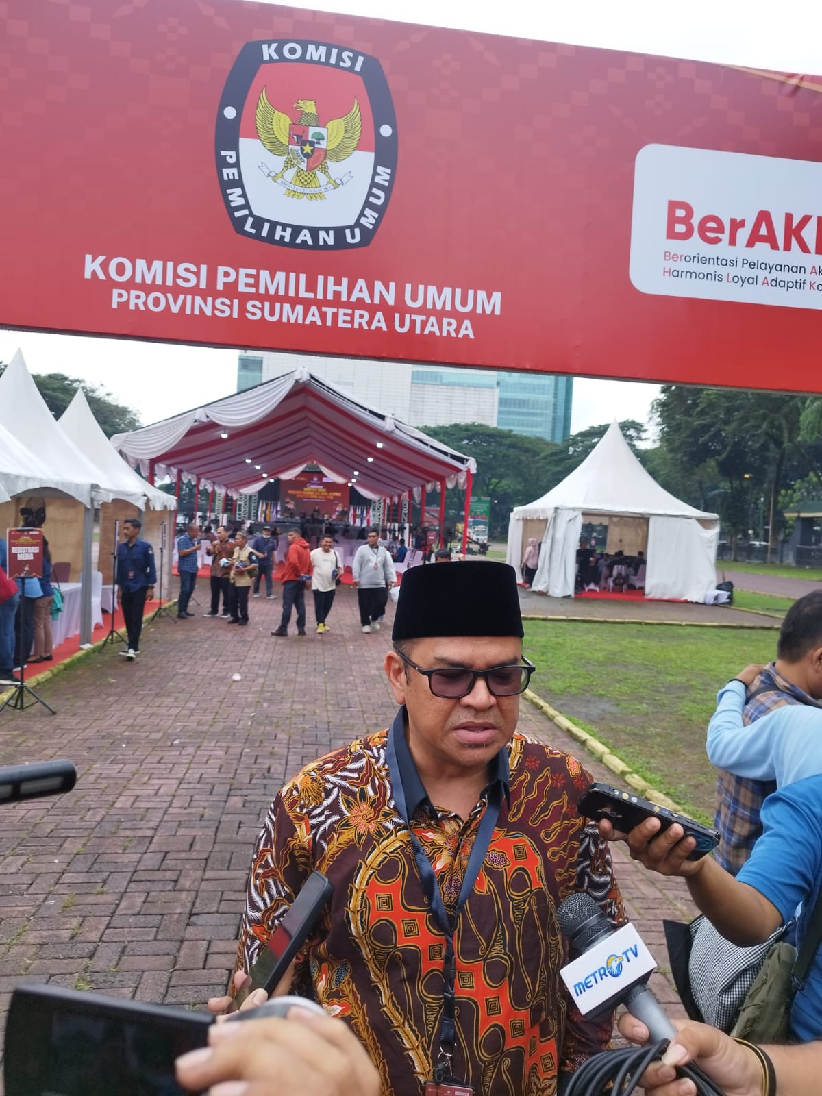 Agus Arifin Ketua KPU Sumut.(Istimewa)