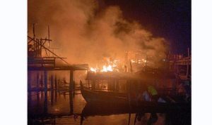 Kebakaran Hebat di Medan Belawan, Seorang Nenek Tewas Terjebak Api