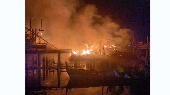 Kebakaran Hebat di Medan Belawan, Seorang Nenek Tewas Terjebak Api