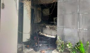 Kebakaran Kantor Dinas Sosial Sumatera Utara di Medan