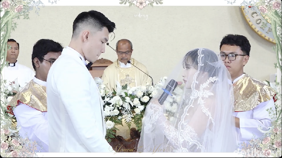 Nita Vior dan Vincent Kosasih Resmi Menikah di Gereja, Momen Sakral Disiarkan di YouTube