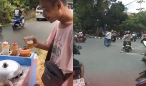 Pedagang Pentol di Maluku Dikerjai dengan Miras, Viral di Media Sosial