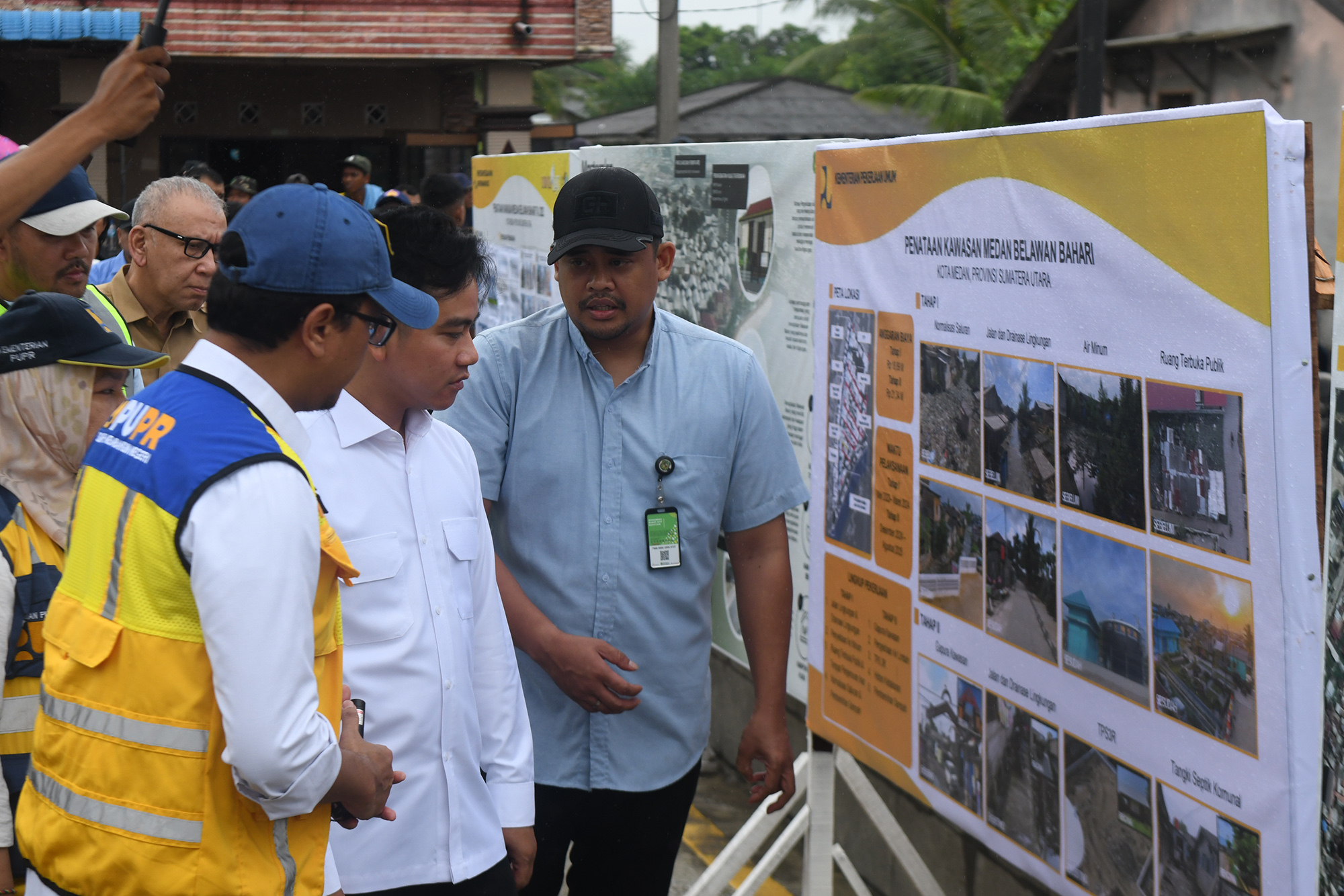 Penataan Kawasan Kemiskinan Ekstrem di Medan Belawan Bahari, Wapres Gibran Tinjau Program Renovasi