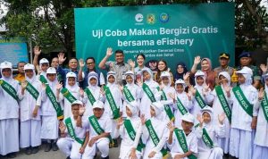 Uji Coba Makan Bergizi Gratis untuk Siswa SD di Medan, Kolaborasi eFishery