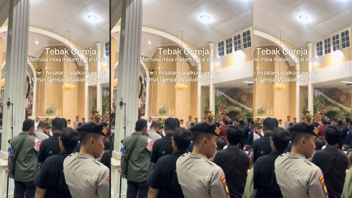 Video Viral Toleransi Antarumat Beragama di Gereja Katolik Serang, Bikin Kagum Warganet