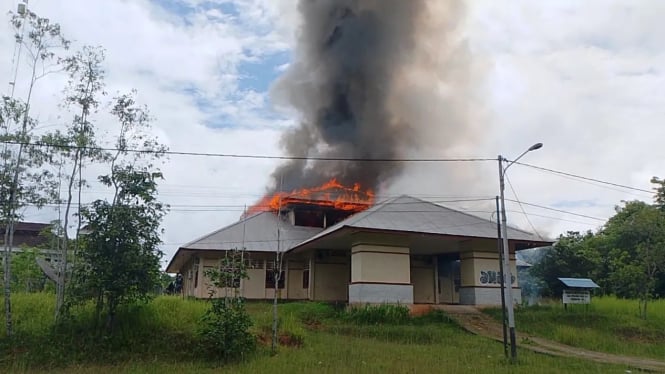 Warga Boven Digoel Bakar Kantor BKPSDM Setelah Tak Lulus Tes SKD CPNS