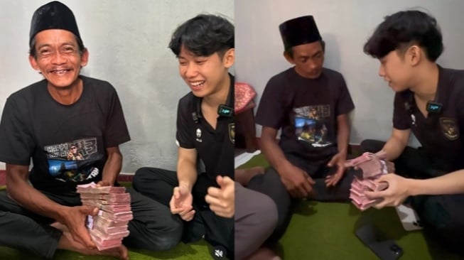 Willie Salim Berikan Rezeki Nomplok Rp100 Juta untuk Sunhaji, Penjual Es Teh Viral