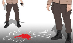 Ilustrasi penembakan maut di rest area Tol Tangerang-Merak