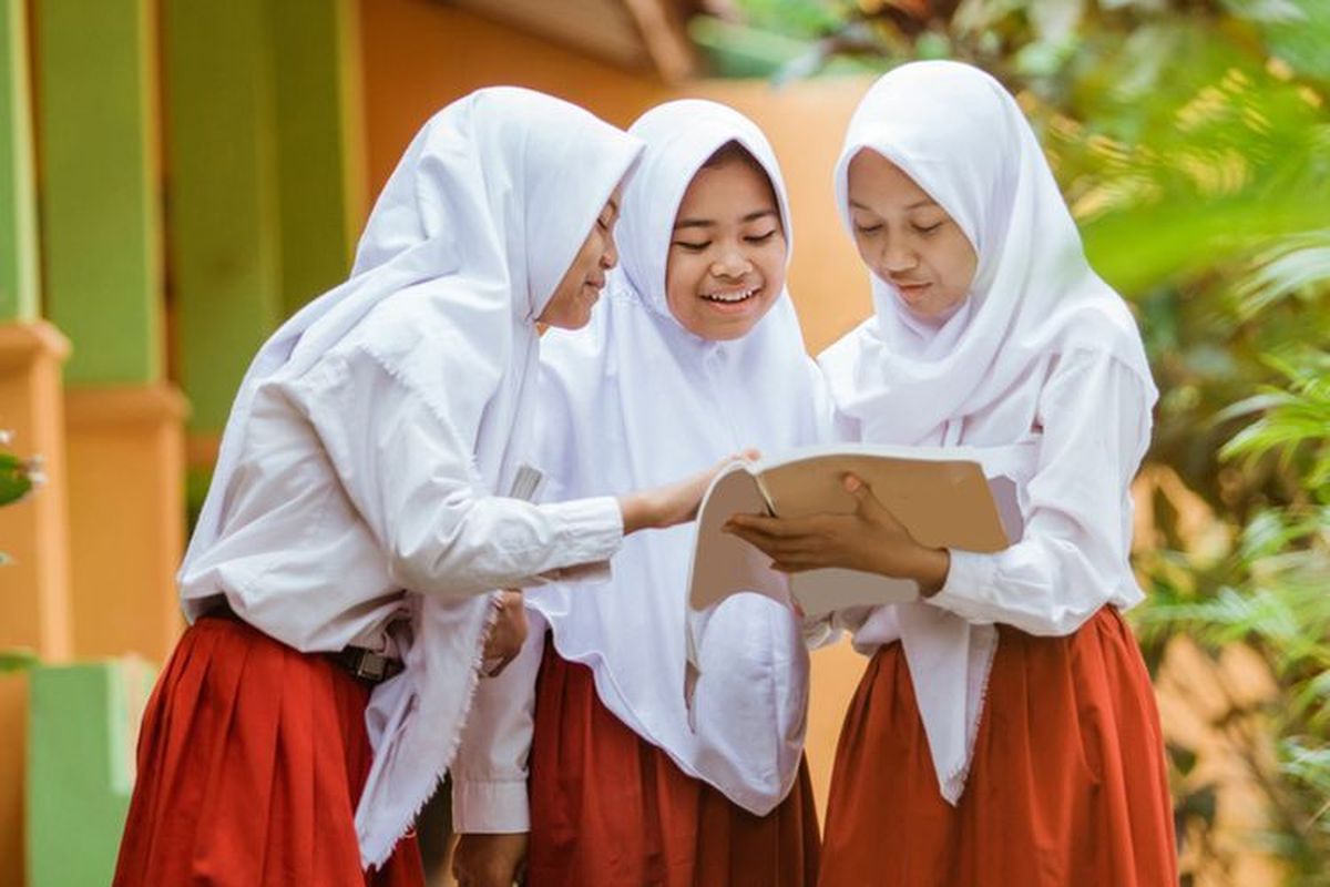Ilustrasi siswa SD
