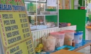 Kantin bersih pada salah satu sekolah di kota Bengkulu