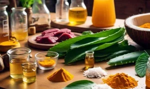 Ilustrasi Obat Herbal.