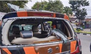 Bentrok ormas GRIB Vs PP di Bandung