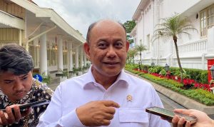 Kepala Badan Gizi Nasional (BGN) Dadan Hindayana di Kompleks Istana Kepresidenan, Jakarta Pusat