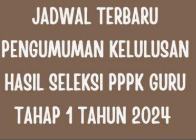Ilustrasi Jadwal Pengumuman Hasil Seleksi PPPK Guru 2024