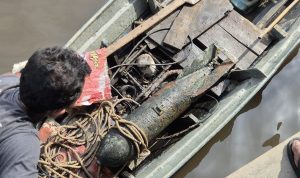 Bom Militer Peninggalan Penjajahan Ditemukan di Sungai Silau