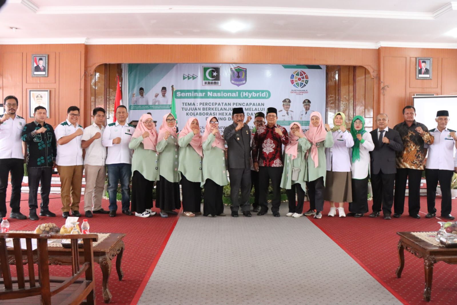 Wali Kota Binjai membuka langsung seminar KAHMI (Korps Alumni Himpunan Mahasiswa Islam) Sumut.