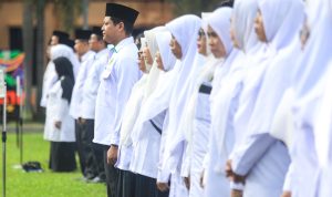 Hari Amal Bakti (HAB) di Medan berlangsung khidmat. BP/erwan