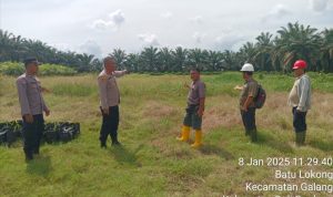 Polresta Deli Serdang diskusi internal bahas penanaman dilahan.(Istimewa)