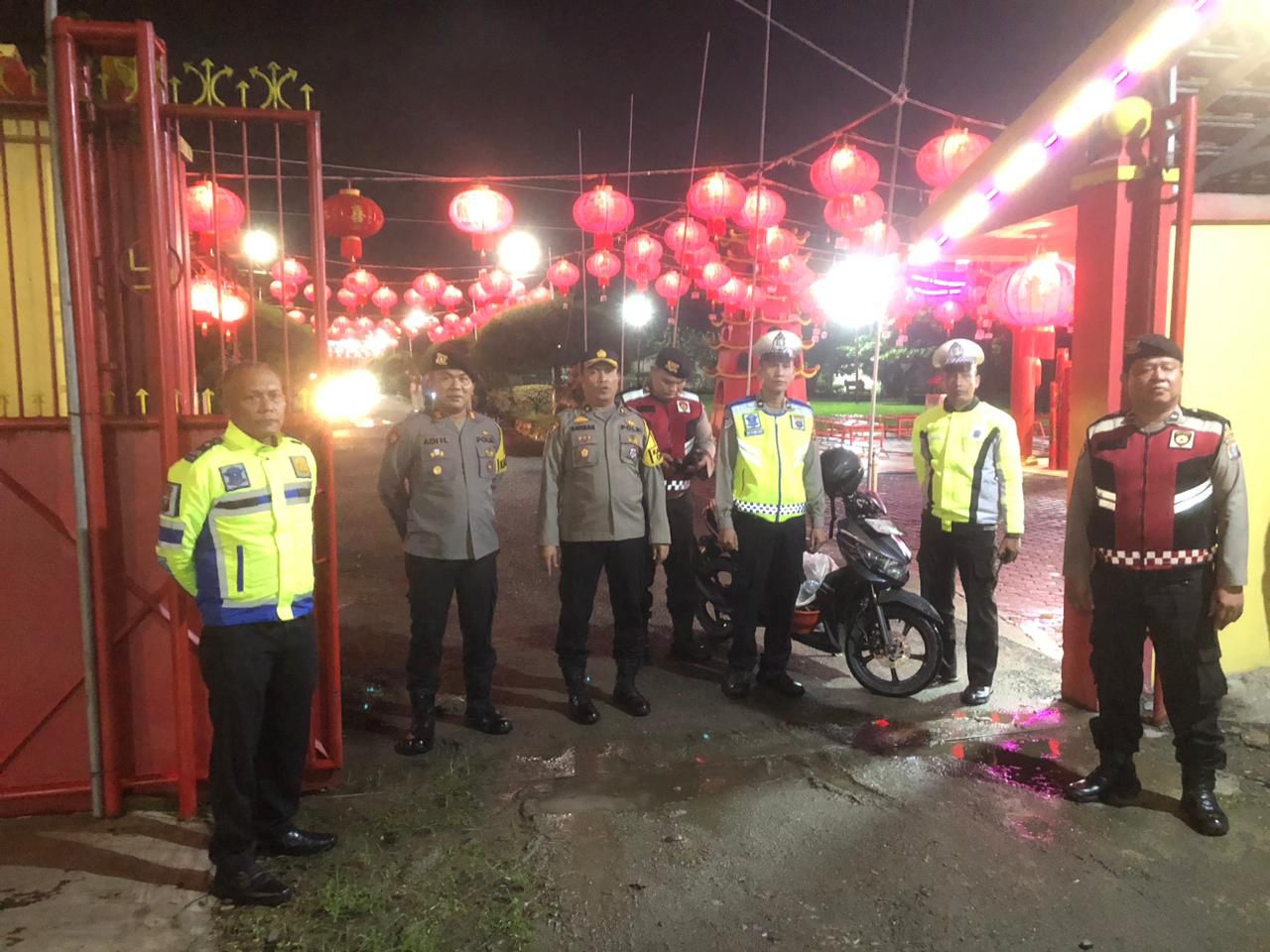 Kepolisian melakukan pengembangan di tempat ibadah.(Istimewa)