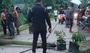 Ibu dan Anak Tewas Tertimpa Tiang Listrik di Kota Binjai