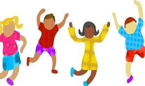 Ilustrasi pria dan Wanita terkait ADHD
