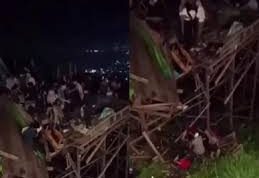 Kafe Roboh di Malam Tahun Baru 2024, Puluhan Pengunjung Luka