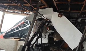 Kapal Pengangkut Batu Bara Kehilangan Kendali, Tabrak Kafe di Sungai Mahakam