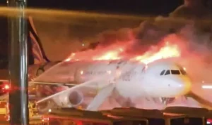 Kebakaran Pesawat Airbus A321ceo di Bandara Internasional Gimhae, Busan