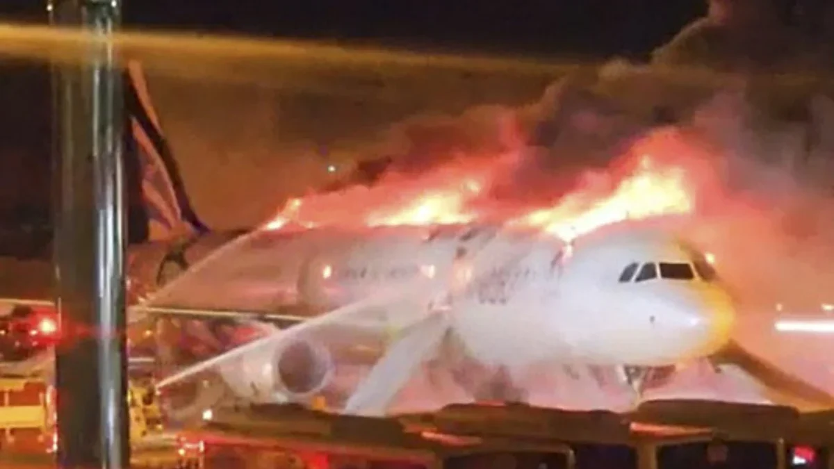 Kebakaran Pesawat Airbus A321ceo di Bandara Internasional Gimhae, Busan