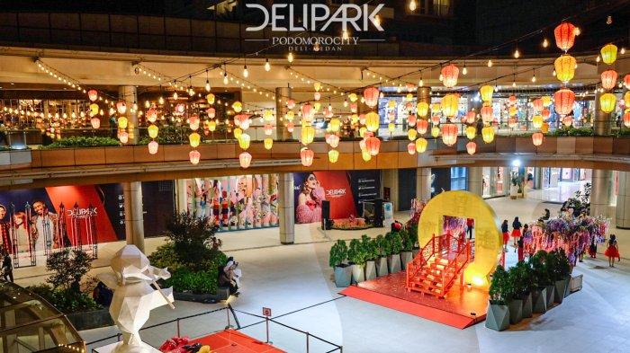 Kemeriahan Tahun Baru Imlek di Delipark Mal Medan