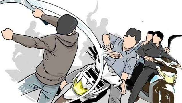 Komplotan Begal Bersenjata Tajam Rampas Motor Warga di Titi Kuning